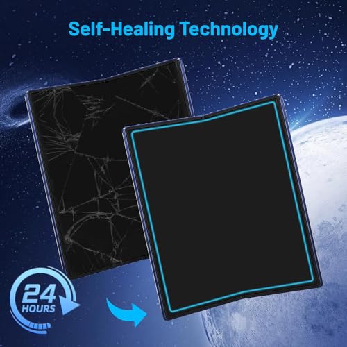 Image of FabeKee Screen Guard Film Compatible For Samsung Galaxy Z Fold 7 5G Cellphone Self Healing Unbreakable Hd Hydrogel [Tpu Film] Flexible Film-Clear [Not Tempered Glass] (Screen Guard)