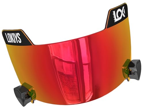 LOKIYS Red Football Visor