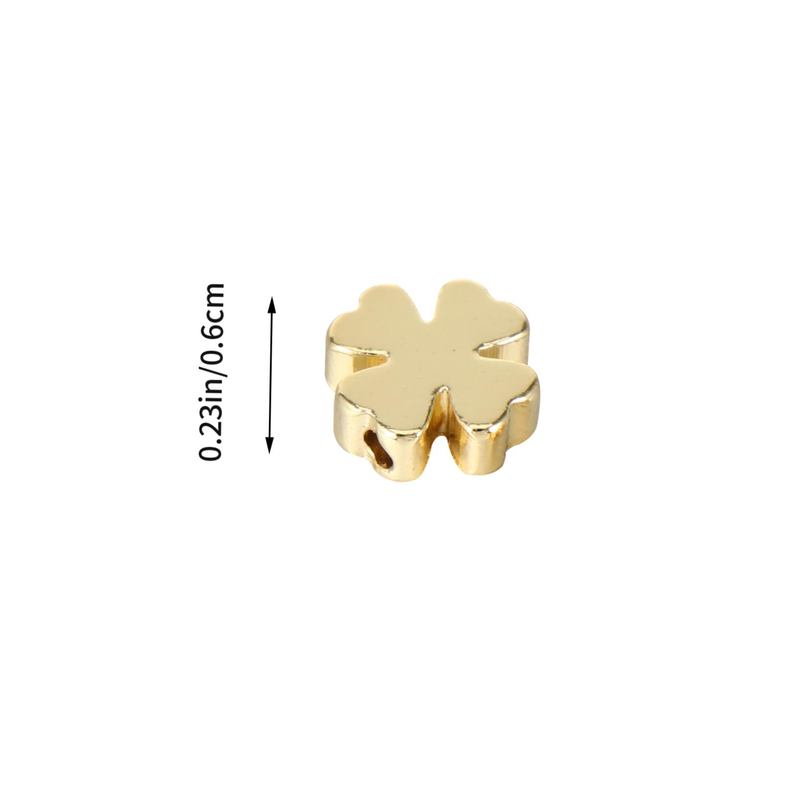 Angoily Perline Distanziatrici Fai da Te 60 Pezzi Dorate 6mm per Braccialetti e Gioielli Artigianali Accessori Foro Ampio per Creazioni Personalizzate e Regali Craft