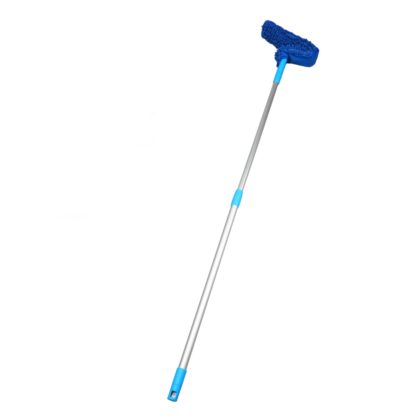 Plumero para Ventilador de Techo Extensible de Largo Alcance de 56 Pulgadas, Cabezal de Chenilla, Trapeador de Microfibra Reutilizable para Aspas de Ventilador, Paredes, Pisos