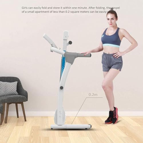 Image of Treadmill Folding Electric Motorised Walking Running Exercise Fitness Machine Automatic Adjustable Incline Anti Shock Hand Grip Pulse Sensor
