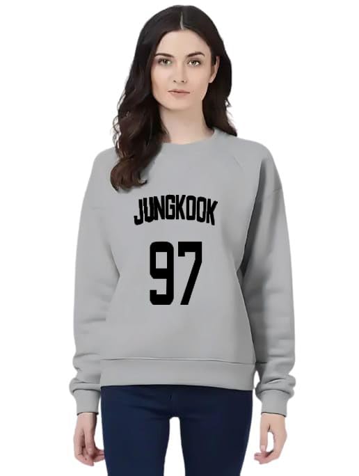 demamd print Demand Print Cotton Sweatshirt for Women | Trendy Printed Regular Fit | Warm & Comfortable Winter Casual Wear Pullover Top-picture-38