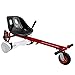 YOLEO Hoverkart per Hoverboard con Ammortizzatori, Sedile Overboard Go-Kart, Compatibile con i 6.5, 8 e 10 Pollici, Rosso