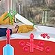 Oruola 20 Stück Caulk Cap,Dichtungskappen,Rote Latex Silikonspitzen,Abdichtungskappe für Abdichten Und Schützen Konservieren Offener Dichtungsrohre,Kartuschenspitzen,Verschlusskappe Silikonspitzen