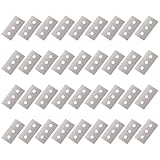 36 Stück Doppelseitige Schaberklingen,Ersatzklingen Klingen für Ceranfeldschaber Klingen für Schaber Ceranfeld Herdschaber Ceranfeld Kochfeld Schaber Rasierklingen für Glasschaber