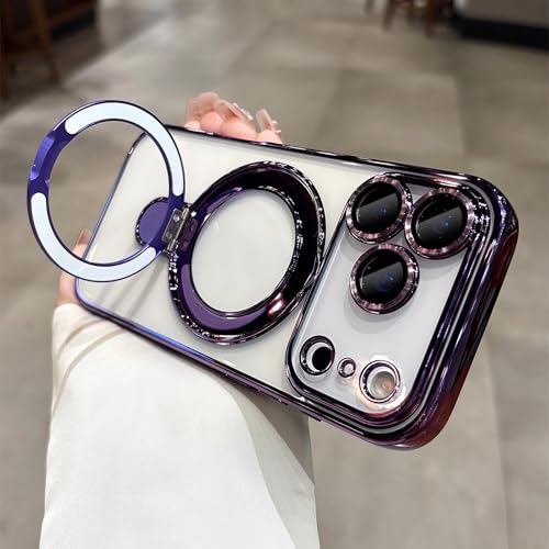 LXK Magnetic Stand for iPhone 18 Pro Max Case 6.9" Clear [Fit for MagSafe]