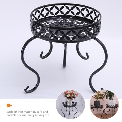 Support plantes robuste LIOOBO anti-chute pour étagère balcon jardin
