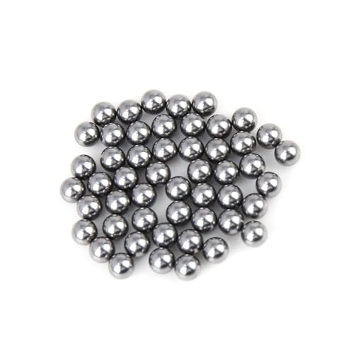 Partuto 50 Pcs Replacing Parts 6mm Diameter Bike Bicyle Steel Ball Bearing Replacement