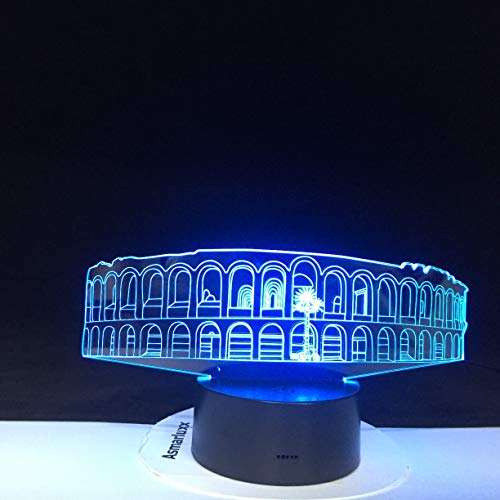 Preisvergleich Produktbild Architekturnacht beleuchtet Kunst-Brücken-Bunte Licht-Kristallacrylbeleuchtungs-Wohna...