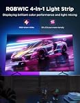 Govee TV LED Backlight 2, 18.4ft Cuttable TV Lights for 32-86 Inch TVs | RGBWIC LED Strips Lights for Monitors, Support 210+ Scene Modes & Music Sync,Smart APP and Voice Control, Easy Intall
