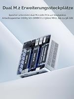 MINIS FORUM M1 Lite Mini PC, Intel Core Ultra 5 125U (12C/14T bis 4,3 GHz), 16 GB DDR5, 512 GB SSD, USB4, Triple Display (HDMI 2.1/DP 1.4/USB4), 2,5G LAN, Wi-Fi 6E, BT5.2 – Ansicht 5