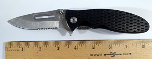Frost Cutlery 'Double Tap' Folding Lock-Blade Pocketknife With A 3.375" Long Stainless Steel Blade #TOP2