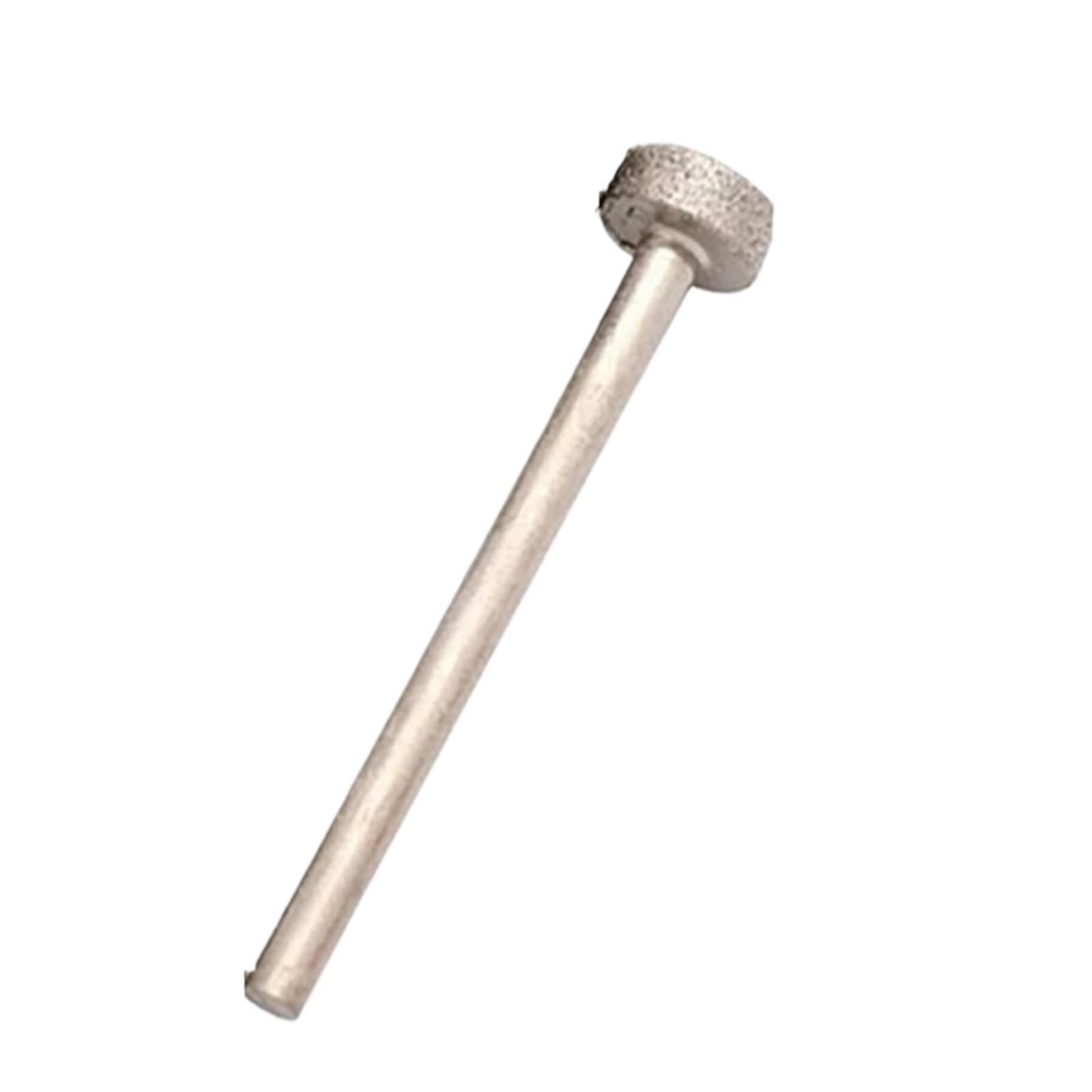 GYQAZSS Cylinder Rotary Diamond Burr Drill Bit 8/10/12/14/16mm Grinding Head 3mm Shank for Jade Glass Carving Engraving Abrasive Tools 1pcs 5pcs