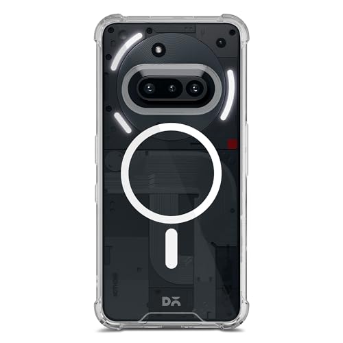 Image of DailyObjects Clear Magnetic Phone Case Cover Compatible with Nothing Phone (3a) | Wireless Charging Slim Back Cover | 2 Layer Edge Protection & Shockproof