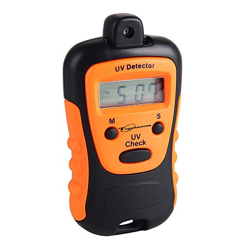 UV Intensity Meter,TOPCHANCES Portable High Precision Handheld UV Strength Tester UVC Measure Photometer UCB Detector with LCD Digtal Display - Thumbnail 2