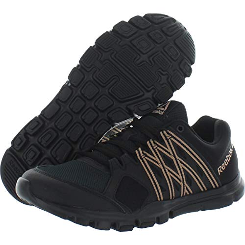 Reebok Womens Your Flex Trainette 8.0 LMT Mesh Sneakers Black 9 Medium (B,M)2