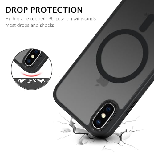 Telaso For Iphone X Case, Iphone Xs Phone Case Compatible With Magsafe Wireless Charging Translucent Matte Back Slim Shockproof Anti-Scratch Anti-Yellow Protective Magnetic For Iphone X/Xs Case thumb #6
