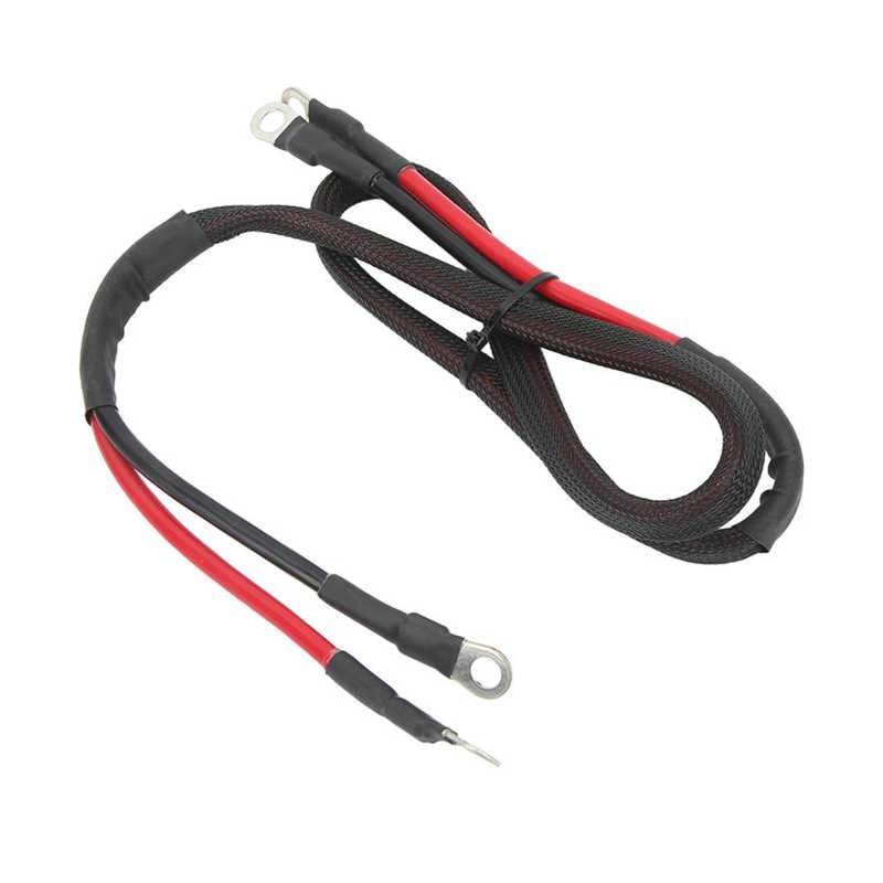 Remote Battery Jumper Terminals Charging Posts with 4 Gauge Cable for UTV ATV Car Truck RV Tractor Boat