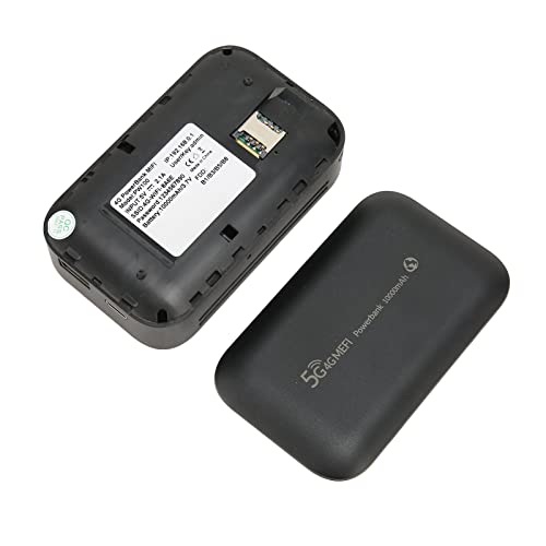 Image of Mobile WiFi Hotspot, 4G Portable WiFi Router, Lightweight and Thin Design Supported for Win 7 /8 /10 for Linux with SIM Card Slot for Cell Phones, Laptops, Desktops and Tablets