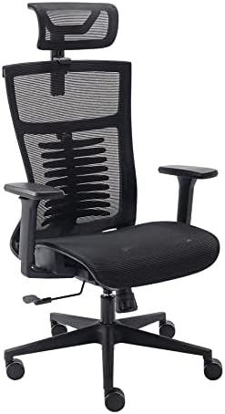 Cadeira de Escritorio Elements Vertta Preta Pro (full mesh)