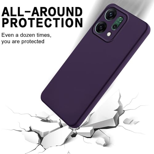 Image of Back Cover for Oppo Reno14 Pro 5G | Full Camera Protection | Premium Liquid Silicon Case | Flexible Bumper Case for Oppo Reno14 Pro 5G (Maroon Red)