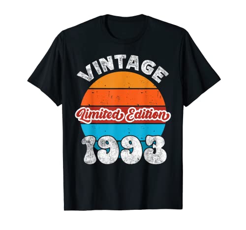 Vintage 1993 Limited Edition | 30th Birthday 30 Year Old Camiseta