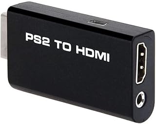 FANTIA PS2 to HDMI Video Converter Adapter PS2 Input HDMI Audio Output for HDTV 3.5mm Supports All PS2 Display Modes