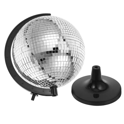 Zerodeko bolas de discoteca pequeñas para decoración, globo giratorio, adornos y decoración de mesa miniatura 1