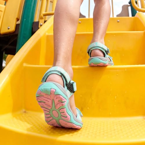 Image of DREAM PAIRS Boys Girls Sandals Kids Adventurous Light-Weight Adjustable Straps Summer Water Shoes (Toddler /Little Kid /Big Kid)