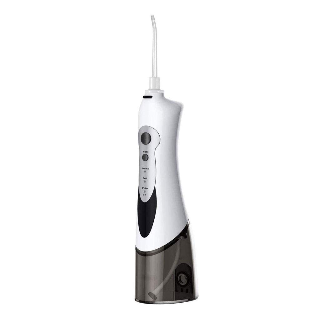 Irrigator orale dentali del flosser ml del flosser ML, 3 modalità e 4 punte del jet, IPX7 impermeabile con borsa da viaggio, detergente per i denti impermeabili ricaricabili per la casa e il via