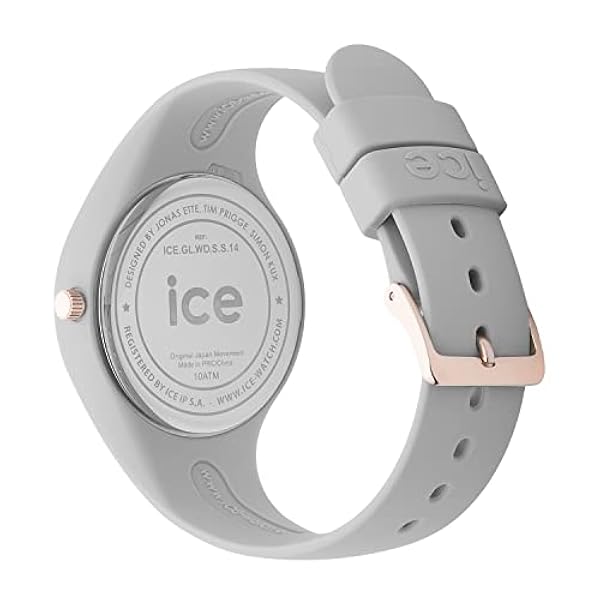 Ice-Watch - ICE glam pastel Wind - Reloj gris para Mujer con Correa de Silicona