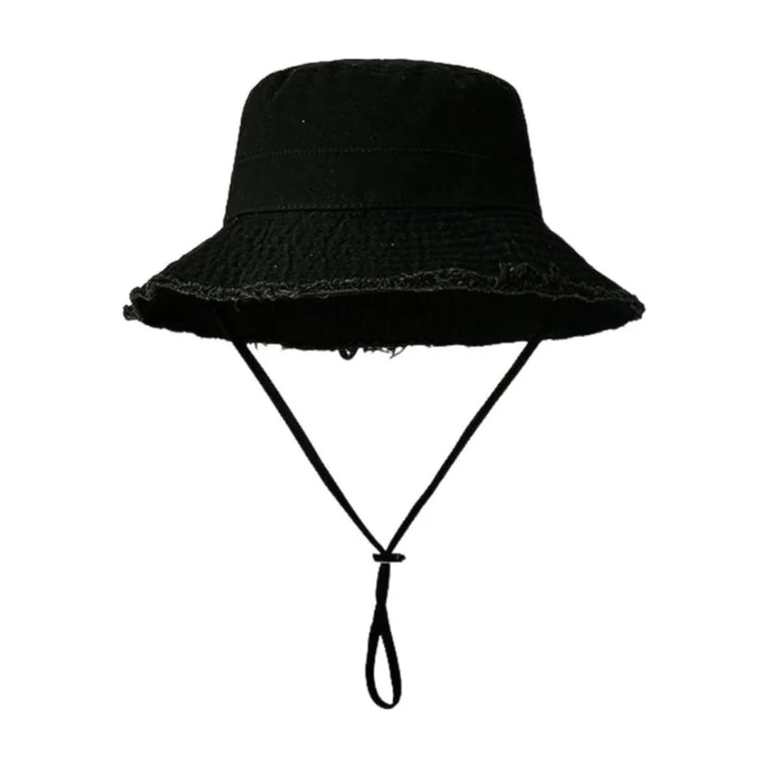 Style Bucket Hat Verstellbare Sunfisherman-Mütze Großkrempig Farbe Vier Jahreszeiten