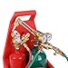 cukoekim Oxy Acetylene Torch Kit, Gas Welding Cutting Tool with Long Pipe Brass Nozzle and Gauge Regulator, Professional Oxygen ＆ Acetylene Welding Cutting Torch Kit for Maintenance, Repair, Engrav