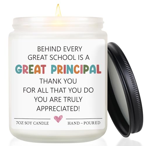 Principal Appreciation Gifts, 7OZ Lavender Scented Soy Wax Candle