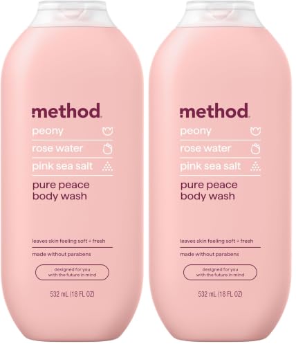 Image of Method Body Wash, Pure Peace, Paraben and Phthalate Free, 18 oz (Pack of 2)