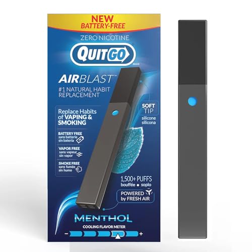 Stop Smoking Smokeless with Soft Tip Chewable Mouth Grip for Maximum Relief Oral Fixation Support Clinically Studied Oxygen Quit Smoking Aid (Menthol 1 Pack)