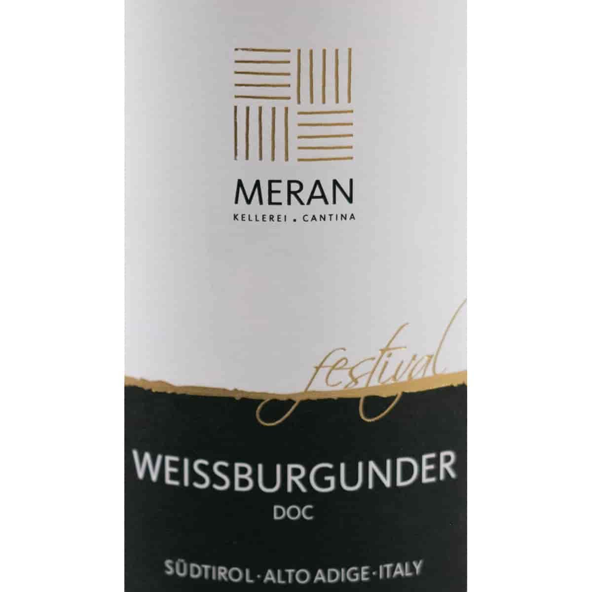 Weißburgunder Festival Südtirol DOC 2024 – Kellerei Meran – 6×0,75L | Frische Alpenmineralität für klare Struktur und feine Fruchtspannung, Trocken, frisch und elegant, premium Weißwein