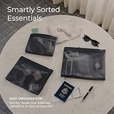 Briggs & Riley Niezbędniki podróżne, Czarny, Pouch, 3 pc. Set, Briggs & Riley Niezbędniki podróżne
