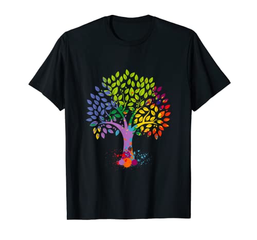 color changing shirt - The Tree Of Life Multicolored Tree Changing Colors In Fall T-Shirt