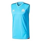 adidas Herren Olympique Marseille Ärmelloses Trikot, Omblue/Conavy, XS