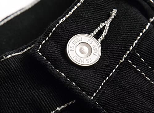 Boys Skinny Fit Moto Wrinkled Stretchy Ripped Distressed Jeans Pants4