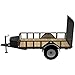4′ x 8′ Utility Trailer Plans – 3,500 lb Capacity | Trailer Blueprints Model U49-96-35J