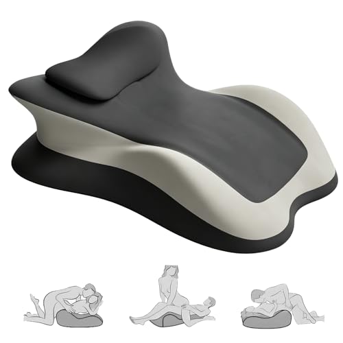 Sex Kissen für die Paare Liebeskissen für Paare aus Memory Schaum Sex Kissen Verstellbarer mit Abnehmbarem Bezug Ergonomisches Positionierungskissen für Rücken Hüfte und Verschiedene Stellungen