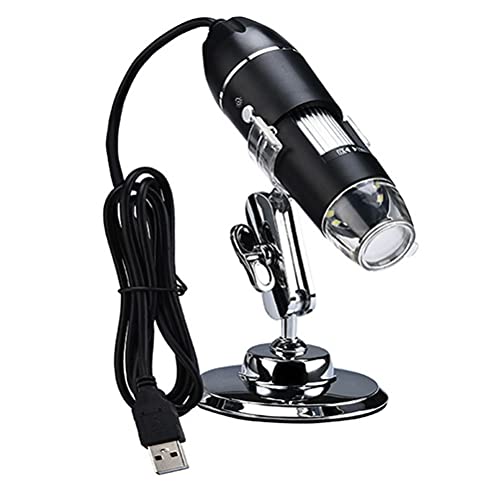 Microscopio electrónico USB 1600x SHINEOFI con lente de vidrio para colegios