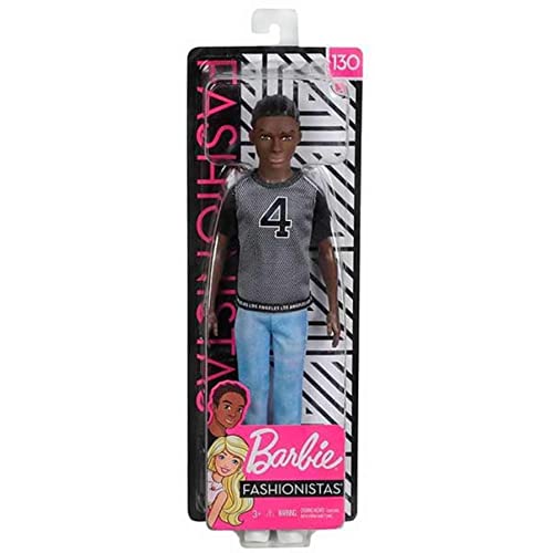 Muñeco Ken Fashionistas con ropa deportiva para niños miniatura 3