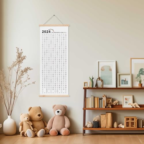 Hubbgdesign 2024 Wall Calendar, 2024 Rainbow Wall Planner thumb #2