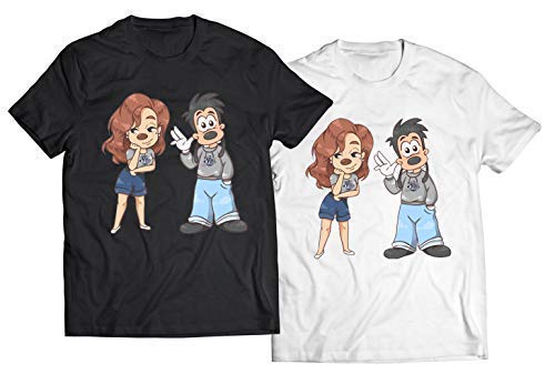 Max and Roxanne Shirt - Classic Cartoon T-shirt, Black Art, Small Gifts, Gift For Him or Her, Casual Shirts, Nostalgic Shirt, 90s Tee2