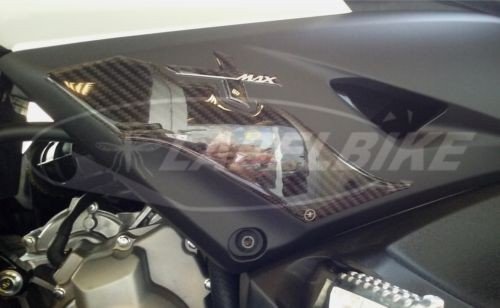 labelbike - 2 3D Stickers Foot Area Protection Motorcycles Compatible with Yamaha Xmax 400 from 2017-2021