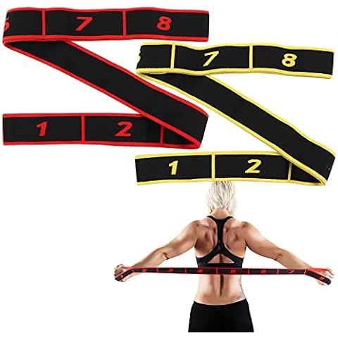 TNSLAND 2 Stück Fitness Yoga Stretch Gurt Cover