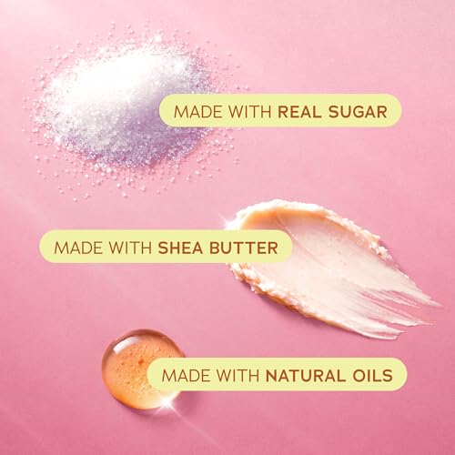 Image of Lisa Frank x Tree Hut Sugar Sky Body Scrub, Exfoliating & Hydrating Sugar Scrub with Shea Butter & Essential Oils, Smooth Skin, Body Exfoliator For All Skin Types, Self Care Gifts for Women, 18 Oz